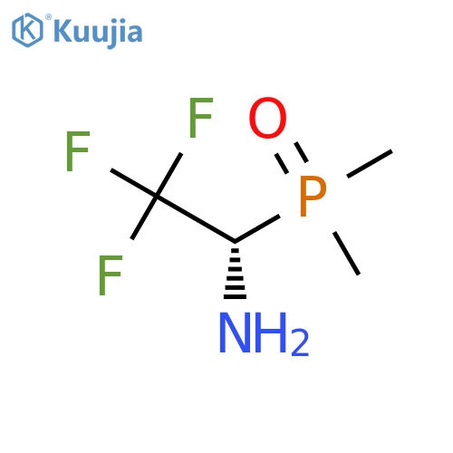 (1S)-1-(dimethylphosphoryl)-2,2,2-trifluoroethan-1-amine structure