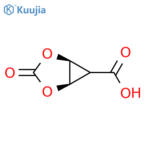 (1R,5S,6R)-3-oxo-2,4-dioxabicyclo3.1.0hexane-6-carboxylic acid structure