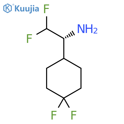 (1R)-1-(4,4-difluorocyclohexyl)-2,2-difluoroethan-1-amine structure