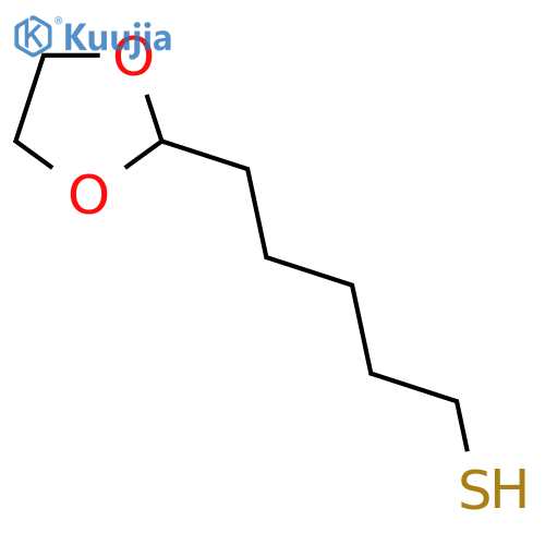 5-(1,3-Dioxolan-2-yl)pentane-1-thiol structure
