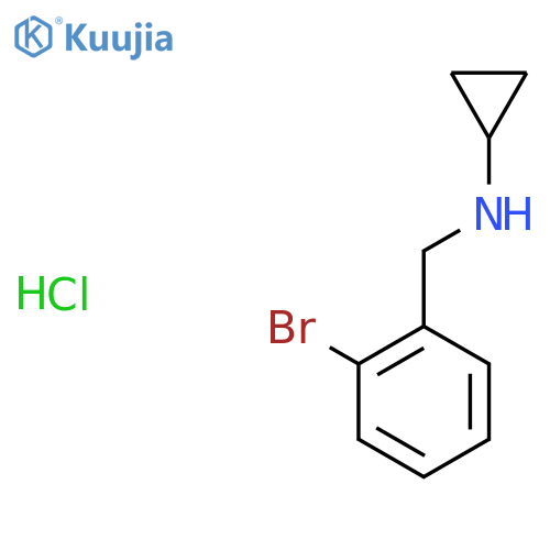 N-(2-bromophenyl)methylcyclopropanamine hydrochloride structure