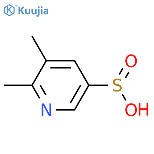 5,6-Dimethylpyridine-3-sulfinic acid structure
