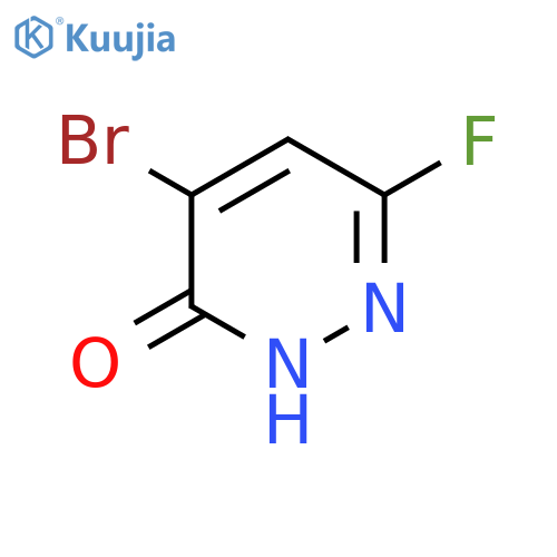4-bromo-6-fluoro-2,3-dihydropyridazin-3-one structure