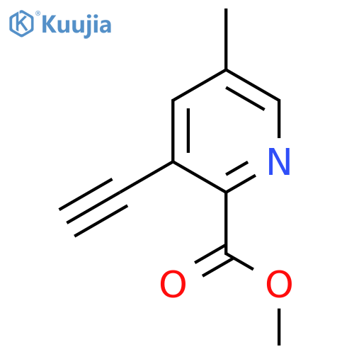Methyl 3-ethynyl-5-methylpyridine-2-carboxylate structure