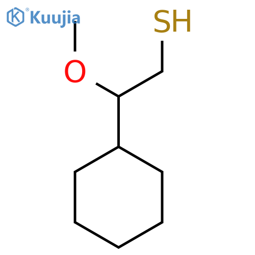 2-Cyclohexyl-2-methoxyethanethiol structure