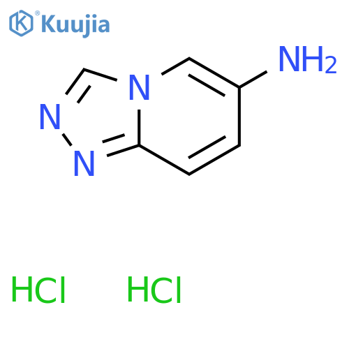 1,2,4triazolo4,3-apyridin-6-amine dihydrochloride structure