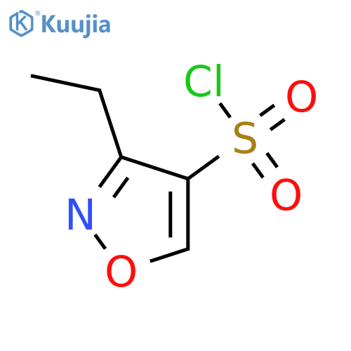 3-Ethyl-1,2-oxazole-4-sulfonyl chloride structure