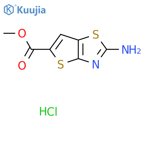 methyl 2-aminothieno2,3-d1,3thiazole-5-carboxylate hydrochloride structure