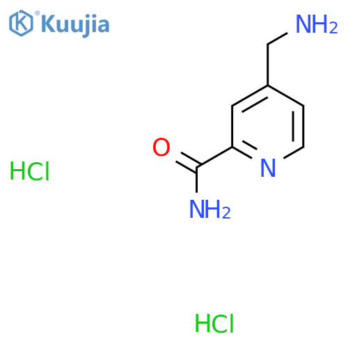 4-(Aminomethyl)pyridine-2-carboxamide dihydrochloride structure