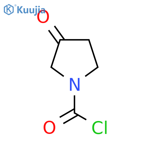 3-Oxopyrrolidine-1-carbonyl chloride structure