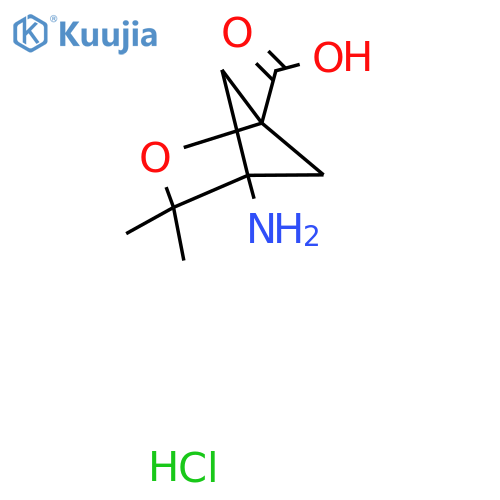4-amino-3,3-dimethyl-2-oxabicyclo2.1.1hexane-1-carboxylic acid hydrochloride structure