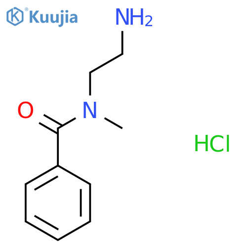 N-(2-aminoethyl)-N-methylbenzamide hydrochloride structure