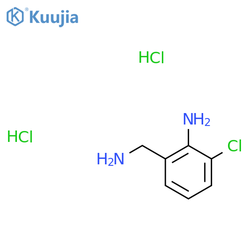 2-(aminomethyl)-6-chloroaniline dihydrochloride structure