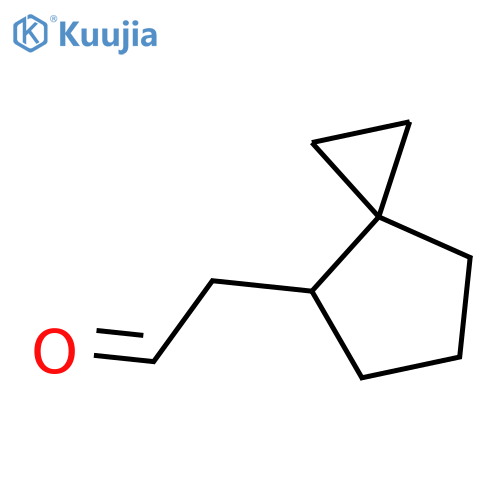 2-{spiro2.4heptan-4-yl}acetaldehyde structure