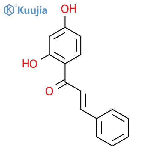 2-Propen-1-one,1-(2,4-dihydroxyphenyl)-3-phenyl-, (2E)- structure