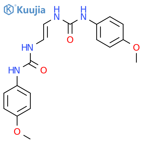Urea,1,1'-vinylenebis[3-(p-methoxyphenyl)-, (E)- (8CI) structure