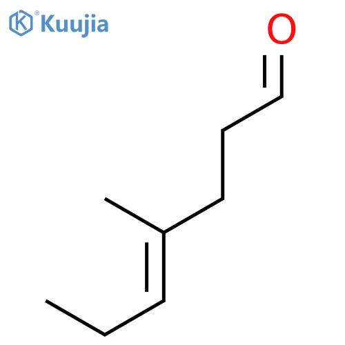 4-Heptenal, 4-methyl-, (E)- structure