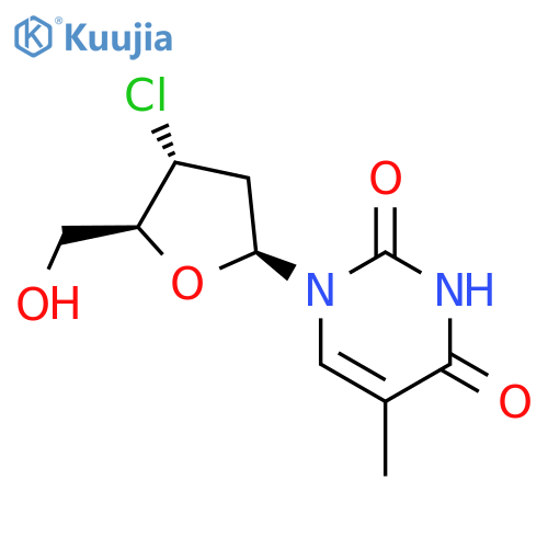 3'-Chloro-3'-deoxythymidine structure