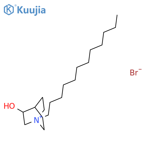 1-Dodecyl-3-hydroxy-1-azoniabicyclo[2.2.2]octane bromide structure