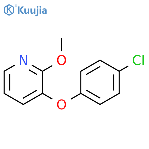 3-(4-Chlorophenoxy)-2-methoxypyridine structure