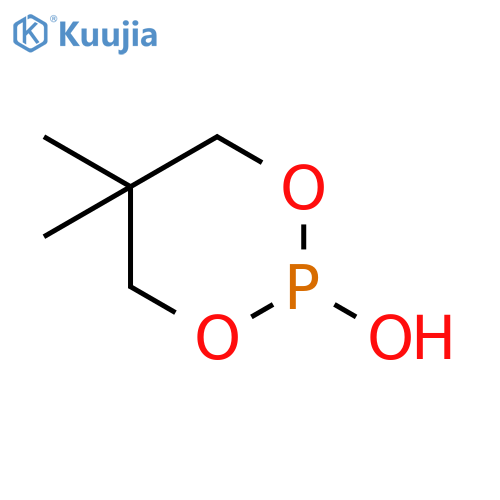 1,3,2-Dioxaphosphorinane, 2-hydroxy-5,5-dimethyl- structure