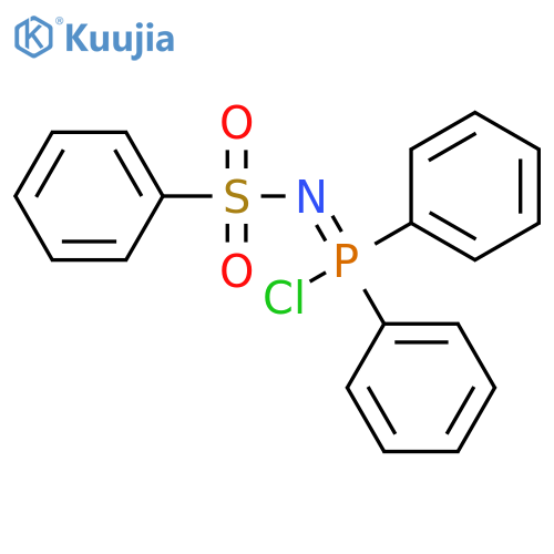 Phosphinimidic chloride, P,P-diphenyl-N-(phenylsulfonyl)- structure