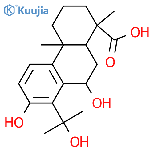 7,13,15-Trihydroxy-8,11,13-totaratrien-19-oic acid; 7β-form structure