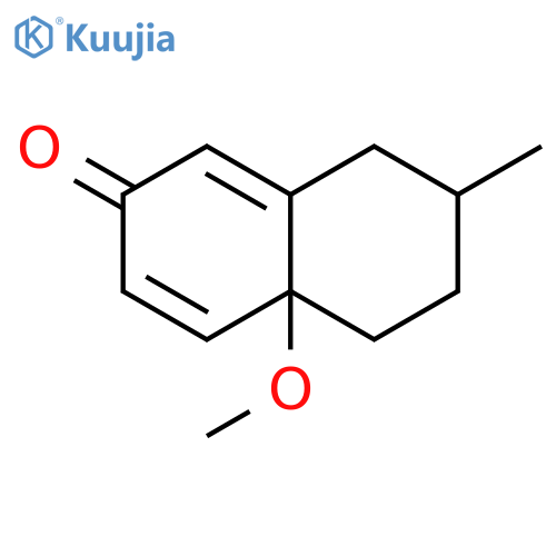 2(4aH)-Naphthalenone, 5,6,7,8-tetrahydro-4a-methoxy-7-methyl- structure