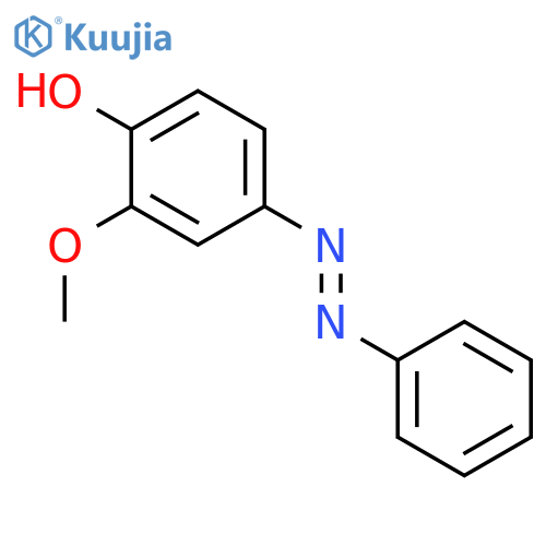 2-Methoxy-4-(2-phenylhydrazinylidene)cyclohexa-2,5-dien-1-one structure