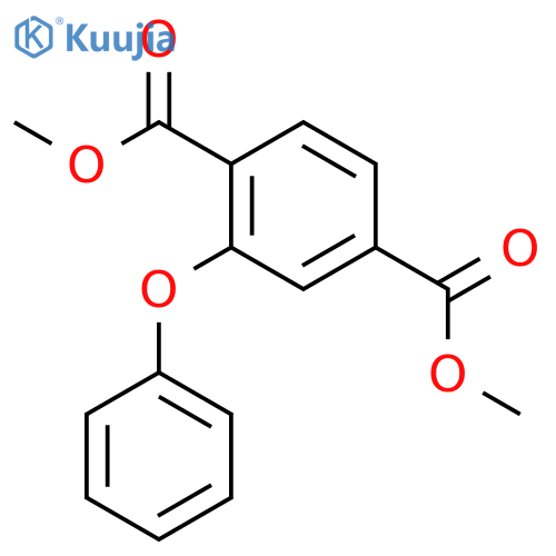 1,4-Benzenedicarboxylic acid, 2-phenoxy-, dimethyl ester structure