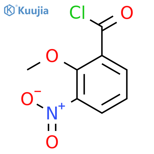Benzoyl chloride, 2-methoxy-3-nitro- structure