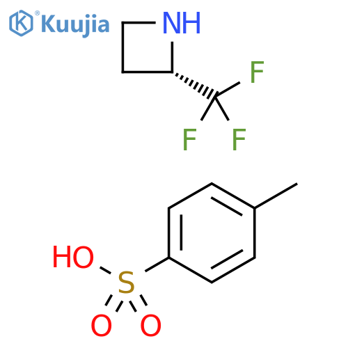 (S)-2-(trifluoromethyl)azetidine tosylate structure