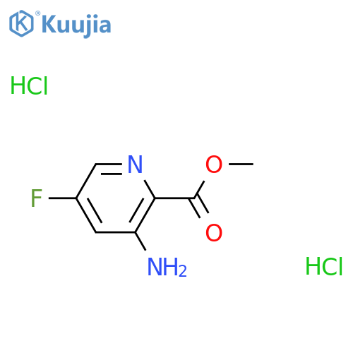 3-Amino-5-fluoro-pyridine-2-carboxylic acid methyl ester dihydrochloride structure