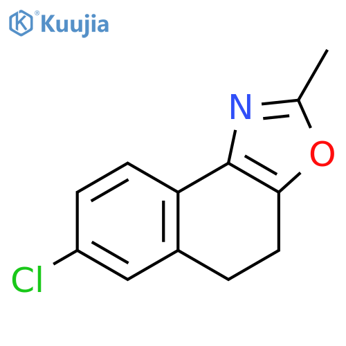 7-Chloro-2-methyl-4,5-dihydro-naphtho[1,2-d]oxazole structure