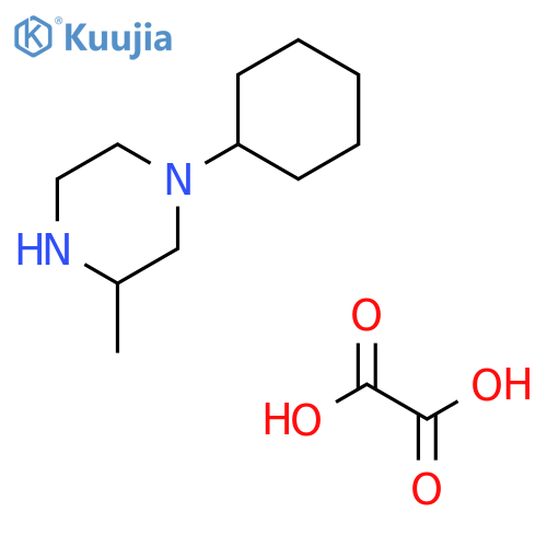 1-Cyclohexyl-3-methyl-piperazine oxalte structure