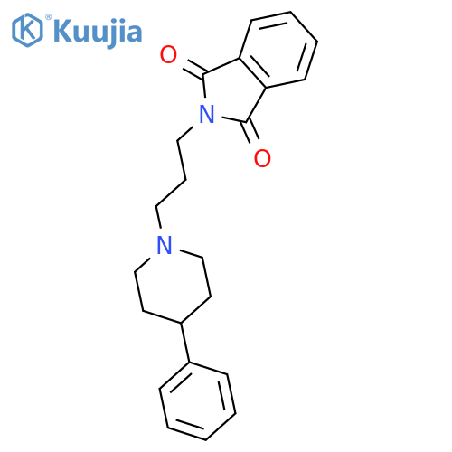 1H-Isoindole-1,3(2H)-dione, 2-[3-(4-phenyl-1-piperidinyl)propyl]- structure