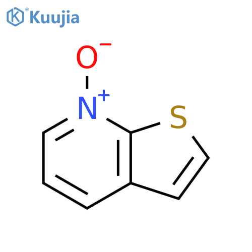 Thieno[2,3-b]pyridine, 7-oxide structure