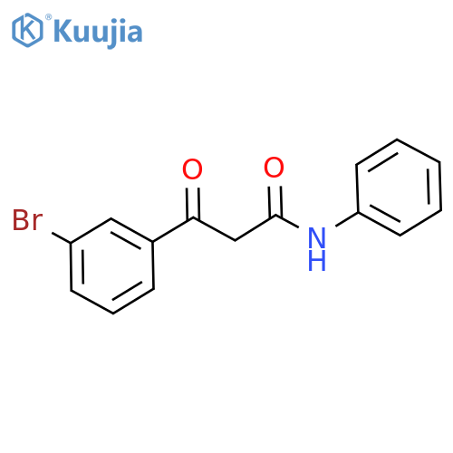 Benzenepropanamide, 3-bromo-b-oxo-N-phenyl- structure