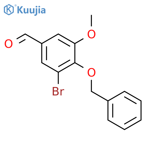 4-(Benzyloxy)-3-bromo-5-methoxybenzaldehyde structure