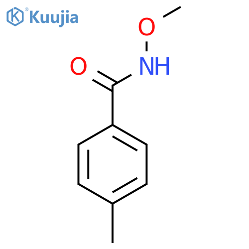 Benzamide, N-methoxy-4-methyl- structure