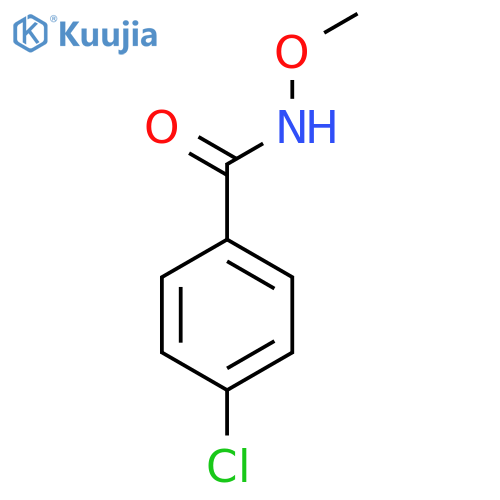 4-Chloro-N-methoxybenzamide structure