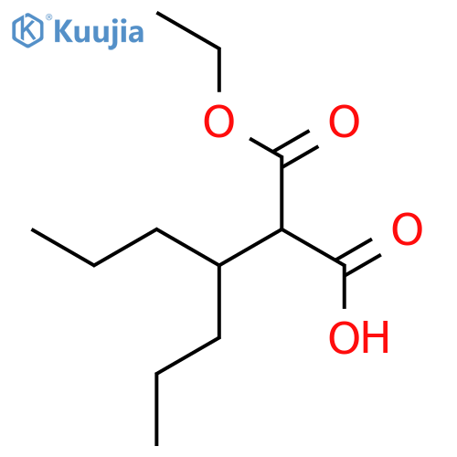 Propanedioic acid,2-(1-propylbutyl)-, 1-ethyl ester structure