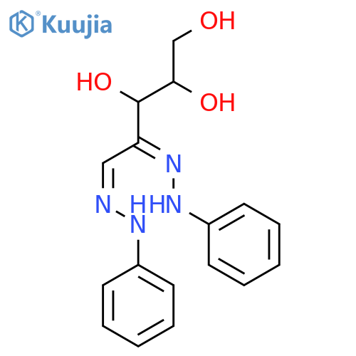 threo-Pentos-2-ulose,bis(phenylhydrazone) (9CI) structure