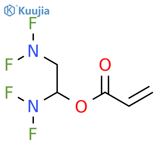 2-Propenoic acid, 1,2-bis(difluoroamino)ethyl ester structure