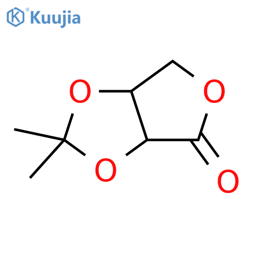 (3aR,6aR)-2,2-dimethyl-tetrahydro-2H-furo[3,4-d][1,3]dioxol-4-one structure