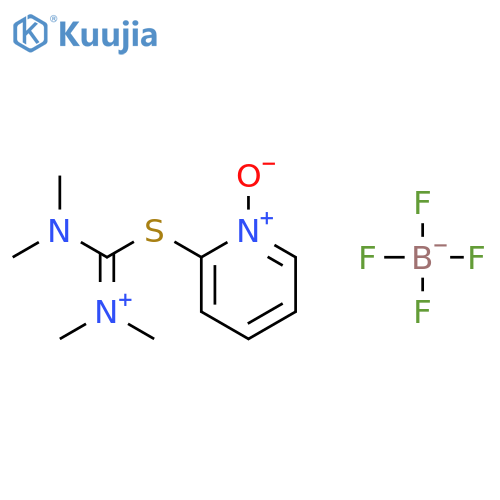 S-(1-Oxido-2-pyridyl)-N,N,N',N'-tetramethylthiuronium Tetrafluoroborate structure