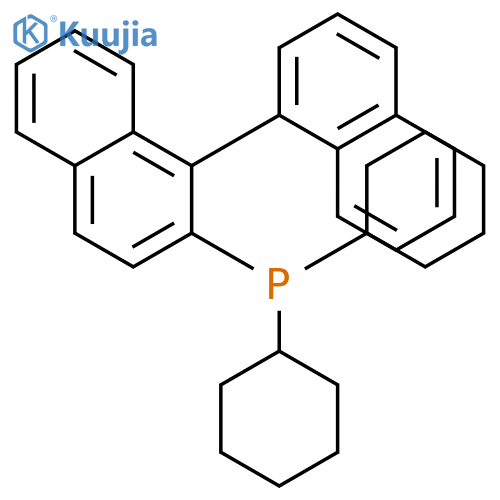 Phosphine, [1,1'-binaphthalen]-2-yldicyclohexyl- structure