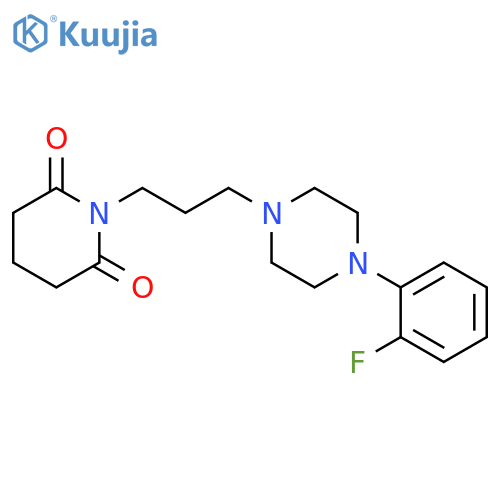 2,6-Piperidinedione, 1-[3-[4-(2-fluorophenyl)-1-piperazinyl]propyl]- structure