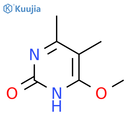 2(1H)-Pyrimidinone, 6-methoxy-4,5-dimethyl- structure