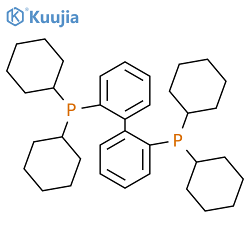 Phosphine,1,1'-[1,1'-biphenyl]-2,2'-diylbis[1,1-dicyclohexyl- structure